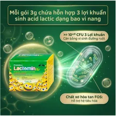 Cốm bổ sung lợi khuẩn Lactomin Plus Novarex (30 gói)