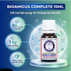 Dung dịch uống giúp bổ sung 10 chủng lợi khuẩn Bioamicus Complete (10ml)