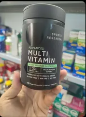 Viên vitamin Sports Research Advanced Multi Vitamin -coq10- 180 viên  hang xach tay Mỹ