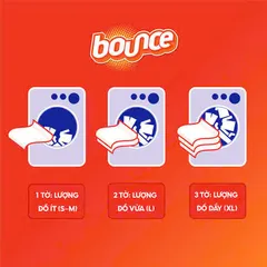 Giấy thơm quần áo Bounce Outdoor Fresh Dryer Sheets 120 tờ.