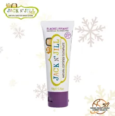 Kem đánh răng trẻ em (nuốt được, vị nho đen) - Jack N' Jill Natural Toothpaste Blackcurrant 50g