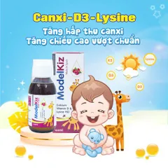 Modelkiz – Bổ sung Canxi, D3-K2 và Lysine