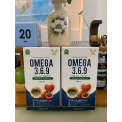 Viên Uống Omega 369 Diệp Lục Cần Tây Tinh Dầu Thông Đỏ – Hỗ Trợ Thị Lực, Tăng Cường Sức Khỏe