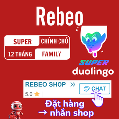 Mua Tài Khoản Duolingo Super Giá Rẻ, Nâng Chính Chủ 12 Tháng – Rebeo Shop