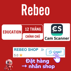 Nâng cấp chính chủ Camscanner 12 tháng giá rẻ - Rebeo shop