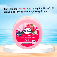 Kem khử mùi hôi nách Balea ngăn ngừa mồ hôi 24h - 50ml - Đức 