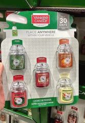 🚗 Yankee Candle Set 5 Chai Thơm Xe Hơi - Khử Mùi Cao Cấp, Giao Hàng Nhanh 2h