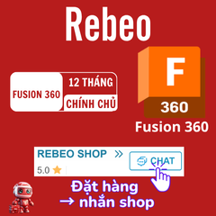 Mua Tài Khoản Fusion 360 Chính Chủ 12 Tháng  Rebeo Shop