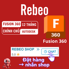 Mua Tài Khoản Fusion 360 Chính Chủ 12 Tháng  Rebeo Shop