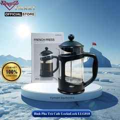 Bình pha trà cafe French Press LocknLock LLG018 - Hàng Chính Hãng