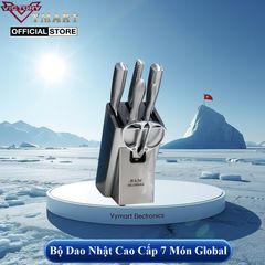 Bộ Dao Cao Cấp Nhật Bản 7 Món Global - Chất liệu Thép Không Gỉ, Thiết Kế Độc Đáo, Dụng Cụ Nhà Bếp Chất Lượng Cao