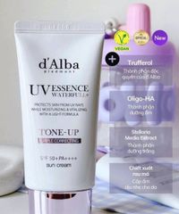 ☀️ d'Alba Kem Chống Nắng Tím Waterfull Essence 100ml (Set 2 chai) Chính Hãng Hàn Quốc