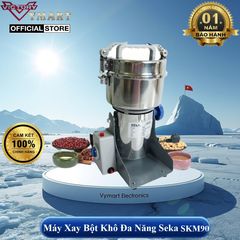Máy Xay Bột Khô Đa Năng Seka SKM90 Xay 800g Xoay 90 Độ, Xay Mọi Thực Phẩm  ( Tặng Bộ Dao Xay Dự Phòng ) - Hàng chính hãng