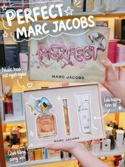 Set Marc Jacobs Perfect nước hoa nữ quyến rũ (100ml + 10ml + dưỡng thể 75ml) 🏷️ Sale sốc!