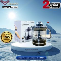 Máy Vắt Cam LocknLock EJJ236 (700ml) 40W Màu Đen - Máy Xay Trái Cây Tiện Lợi, Thiết Kế Gọn Nhẹ Cho Bếp Thêm Sang Trọng