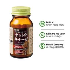 Viên Uống Nattokinase Orihiro 2000FU Nhật Bản – Hỗ Trợ Phòng Ngừa Đột Quỵ, Hỗ Trợ Tuần Hoàn Máu, Bảo Vệ Tim Mạch