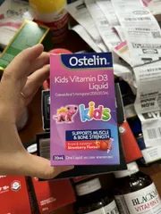 Vitamin D3 dạng nước dành cho trẻ từ 6 tháng - 12 tuổi Ostelin Kids Vitamin D3 Liquid 20 mL - Hỗ trợ hệ miễn dịch & Phòng ngừa hội chứng còi xương ở trẻ