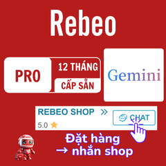 Mua Tài Khoản Gemini Pro Cấp Sẵn Uy Tín Tại Rebeo Shop