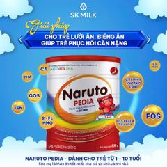 Naruto Pedia – Sữa bột dinh dưỡng cho trẻ 1-10 tuổi, hỗ trợ tăng cân, phát triển trí não, hỗ trợ tiêu hóa 850g 779624