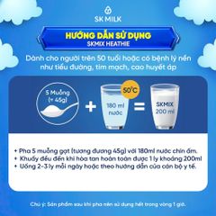Skmix Heathie - Sữa bột dinh dưỡng phù hợp cho người lớn tuổi (850g) 779623
