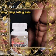 (Hàng Chất) Viên uống bổ sung sinh lực Doctorvit King 30 viên Kẽm, Guarana, L-Arginine hỗ trợ sức khỏe và năng lượng nam giới USA chính hãng 727706 Nội Địa