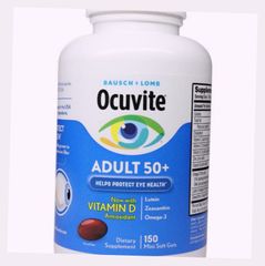 (Chính Hãng) Viên Uống Bổ Mắt Ocuvite Adult 50+ Mỹ Hỗ Trợ Thị Lực, Giảm Mỏi Mắt Cho Người Trên 50 Tuổi, Chứa Lutein & Omega-3 Đầy Đủ Uy Tín Chính Hãng Nội Địa