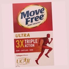 (Bản Mới) Viên uống Schiff Move Free Ultra Triple Action 75 viên Hỗ trợ sức khỏe xương khớp với collagen và glucosamine tự nhiên, Chính hãng Mỹ. Nội Địa Mẫu Mới Cao Cấp Hàng Chuẩn