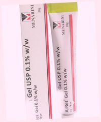 (Cao Cấp) Gel chăm sóc mụn Tre USP Aret 0.1% Hỗ Trợ Giảm Mụn, Mờ Thâm, Phục Hồi Da, cải thiện da, Thương Hiệu Menarini Ấn Độ Hàng Chuẩn Đầy Đủ Cao Cấp
