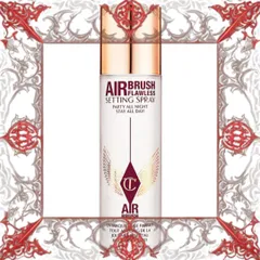 (Đẳng Cấp) Xịt Khóa Nền Charlotte Tilbury Airbrush Flawless 100ml Giữ lớp trang điểm lâu dài, chăm sóc da, tiện lợi cho mọi Dạng da Chính Hãng
