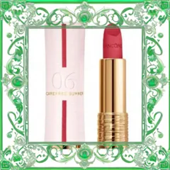 (Bản Mới) Son Lancôme Absolute Perfect Velvet Matte 06 Carefree Summer Son Môi Hồng Sen Hạn Chế Sang Trọng, Độ Bám Màu Lâu, Dưỡng Ẩm Mượt Mà Cao Cấp