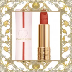 (Nhập Khẩu) Son Lancôme Velvet Matte Lucky Edition 09 Opulent Autumn Son Môi Cam Đất Cao Cấp, Thoải Mái, Sang Trọng, Từ Pháp Hàng Chuẩn