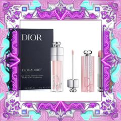 (Nhập Khẩu) [ không hộp ] Set Son Dưỡng Dior Addict Natural Glow Set 3 Món Đầy Đủ