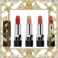 (Hàng Chuẩn) Set Son Dior Rouge Dior Lipstick Mini 4 Màu Chính Hãng Hàng Chuẩn