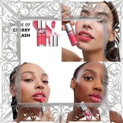(Loại Tốt) [ không hộp ] Son Dưỡng Bóng YSL Loveshine Plumping Lip Oil Gloss 09 Cherry Flash Màu Hồng Anh Đào Nội Địa