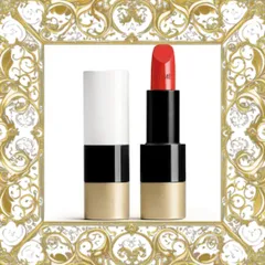 (Chính Hãng) Son Rouge Hermès Satin Lipstick 75 Rouge Amazone Màu Đỏ Cam 328964 Chính Hãng