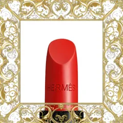 (Loại Tốt) [ không hộp ] Son Rouge Hermès Satin Lipstick 75 Rouge Amazone Màu Đỏ Cam Đầy Đủ