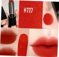 (Đẳng Cấp) Son Dior 777 Fahrenheit Velvet Son Nền Bền Màu, Chất Son Mềm Mịn, Thích Hợp Dành Cho Mọi Tôn Da Màu Đỏ Cam Sang Trọng (Vỏ Beo) Uy Tín Nội Địa