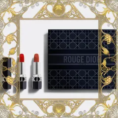 (Nhập Khẩu) Set Son Dior Rouge Dior Duo Collection Màu 999 Đỏ Cổ Điển & Màu 840 Tươi Tắn Son Cao Cấp Cho Người Yêu Làm Đẹp Nội Địa