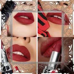 (Hàng Chuẩn) Son Dior Rouge New Matte 964 Ambitious Son Môi Màu Đỏ Mận Sang Trọng, Độ Bám Màu Lâu và Dưỡng Ẩm Tối Ưu Cao Cấp