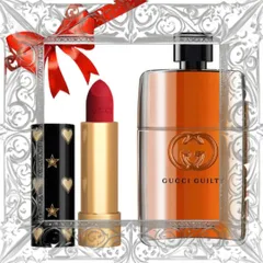 (Cao Cấp) [ không hộp ] Combo Gucci (Nước Hoa Nam Guilty Absolute EDP 90ml + Son Limited 25 Goldie Red Màu Đỏ Tươi) Nội Địa