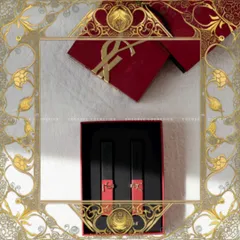 (Loại Tốt) Bộ Quà Tặng Son YSL Slim Phiên Bản Giới Hạn Hai Màu #1966 & #21, Son Môi Cao Cấp được Sản Xuất Tại Pháp Đầy Đủ