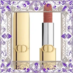 (Chính Hãng) [ không hộp ] Son Dior Rouge Dior Lipstick Limited Edition Golden Case 284 Rose Bavarde Màu Hồng Đất Đầy Đủ
