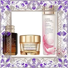 (Bản Mới) Set 3 Món Hỗ Trợ Trẻ Hoá Da Estee Lauder Advanced Night Repair 50ml + Revitalizing Supreme 50ml + Micro Essence 200ml Chính Hãng