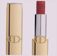 (Hàng Chuẩn) [ không hộp ] Son Dior Rouge Dior Lipstick Limited Edition Golden Case 722 Icone Velvet Màu Đỏ Hồng Đất Đầy Đủ Cao Cấp
