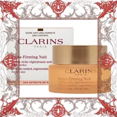 (Nhập Khẩu) Kem Dưỡng Ban Đêm Clarins Extra-Firming Nuit 50ml Kiểm Soát Nếp Nhăn, Phục Hồi Da, Tăng Độ Săn Chắc, Dưỡng Ẩm Sâu Hàng Chuẩn