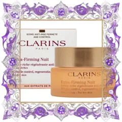 (Nhập Khẩu) Kem Dưỡng Ban Đêm Clarins Extra-Firming Nuit Wrinkle Control Regenerating Night Cream 50ml 333814 Hàng Chuẩn