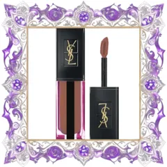 (Nhập Khẩu) [ không hộp ] Son Kem Yves Saint Laurent YSL Vernis À Lèvres Water Stain 610 Nude Underwater Màu Cam Đất Đầy Đủ