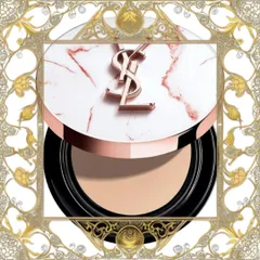(Hàng Chuẩn) Phấn Nước Trang Điểm Yves Saint Laurent YSL Beauté Touche Éclat Glow-Pact Cushion Foundation Tone B10 Đầy Đủ