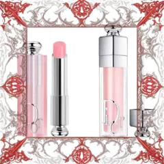 (Đẳng Cấp) [ không hộp ] Set Son Dưỡng Dior Addict Lip Glow Balm + Addict Lip Maximizer 001 Pink Màu Hồng Đầy Đủ