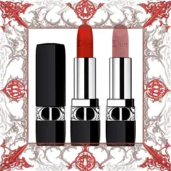 (Nhập Khẩu) Set 2 Son Mini Dior Rouge Màu 999 Velvet Và 100 Velvet (1.5g x 2) Hàng Chuẩn